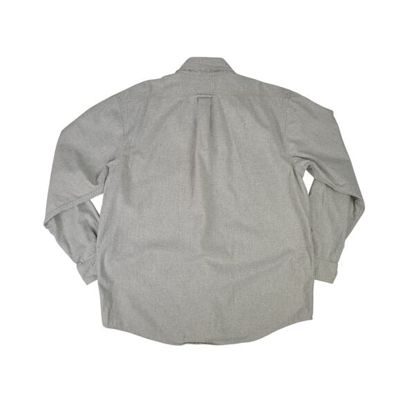 Filson Alaskan Guide Flannel Shirt Light Grey | Men's Sz L - Picture 5 of 7